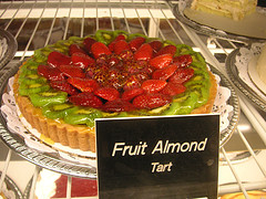 fruity almond tart